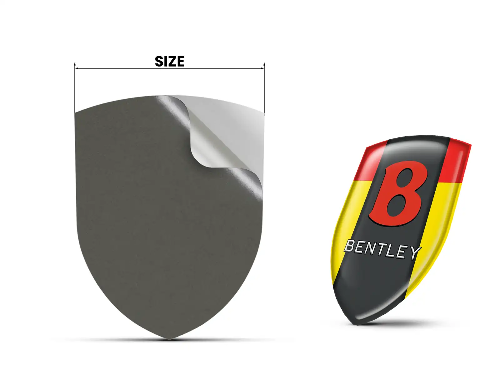 Bentley Adesivi Logo Personalizzati Stile Max Durevoli Pro